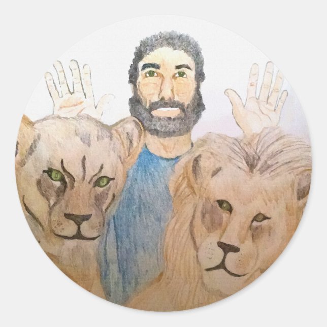 Daniel in the Lions' Den II Stickers (Front)