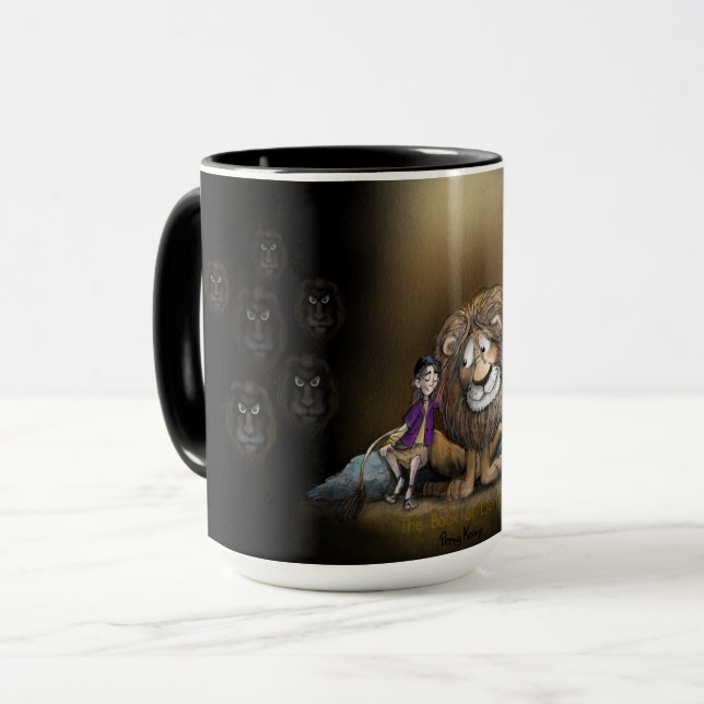 “Daniel In The Lions’ Den” Mug (Front Left)