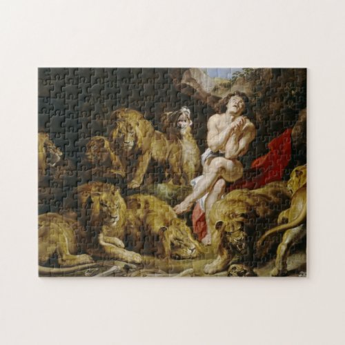 Daniel in the Lions Den Peter Paul Rubens paint Jigsaw Puzzle