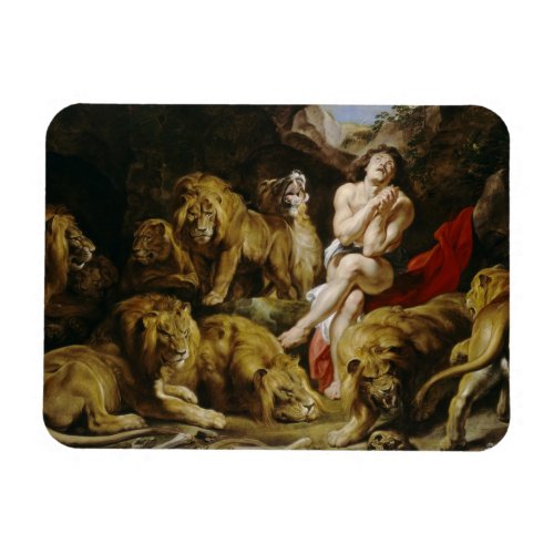 Daniel in the Lions Den Peter Paul Rubens paint Magnet