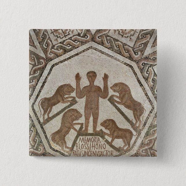 Daniel in the Lions' Den Pinback Button (Front)