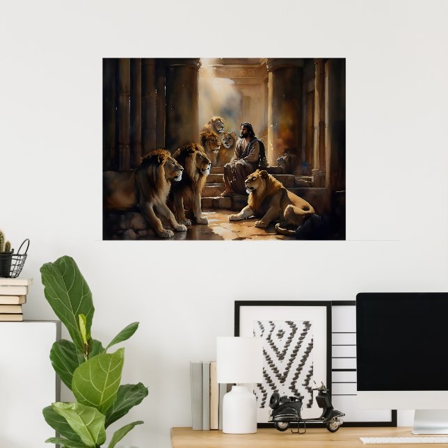 Daniel In The Lions Den Poster (Home Office)