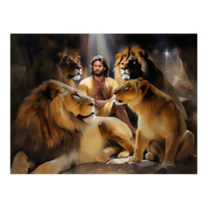 Daniel In The Lions' Den Poster