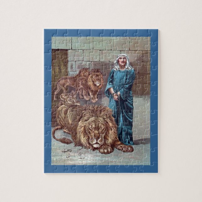 Daniel in the Lions Den Puzzle (Vertical)