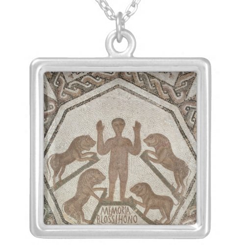 Daniel in the Lions Den Silver Plated Necklace