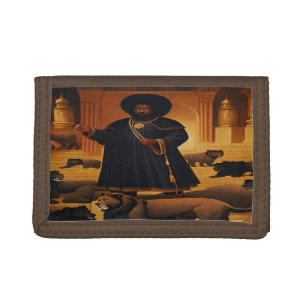 Daniel in the Lions Den Trifold Wallet