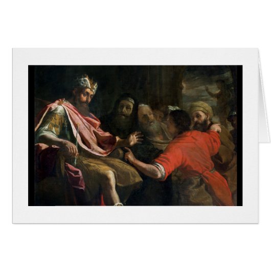 Daniel Interpreting Nebuchadnezzar's First Dream ( Cards (Front Horizontal)