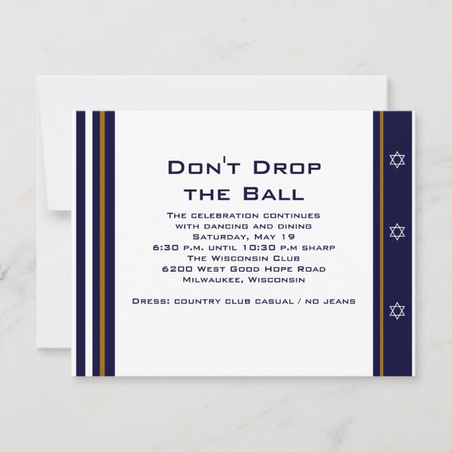 Daniel Jake Custom Invitation (Front)