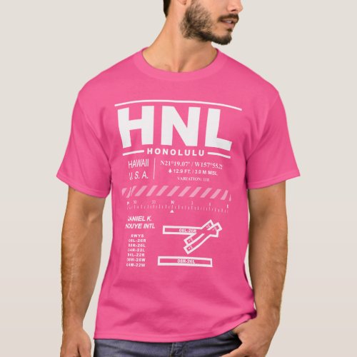 Daniel K Inouye Intl Airport HNL T_Shirt