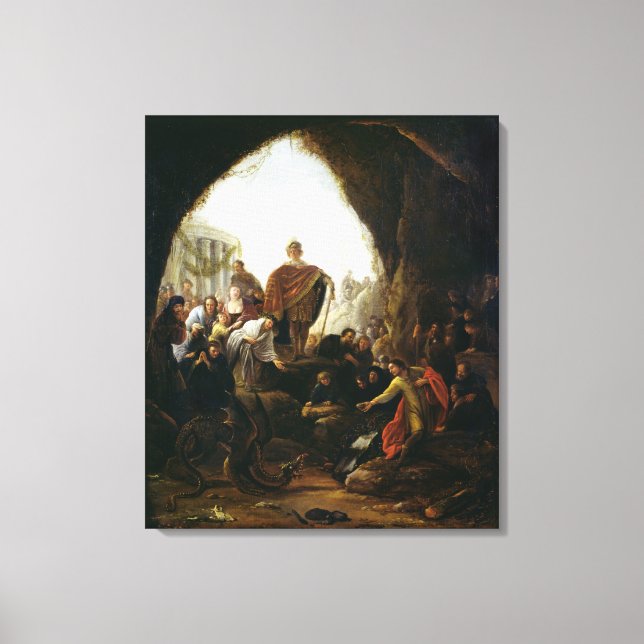 Daniel Killing the Dragon of Baal Canvas Print (Front)