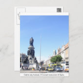 Daniel O'Connell Monument  image & Dublin Spire  Postcard (Front/Back)