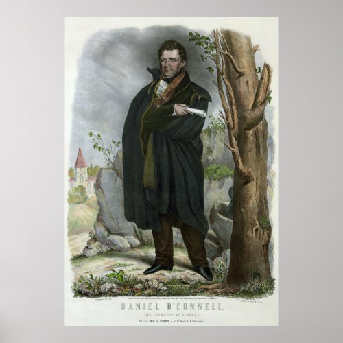 Daniel OConnell The Champion of Liberty by Hoffy Poster