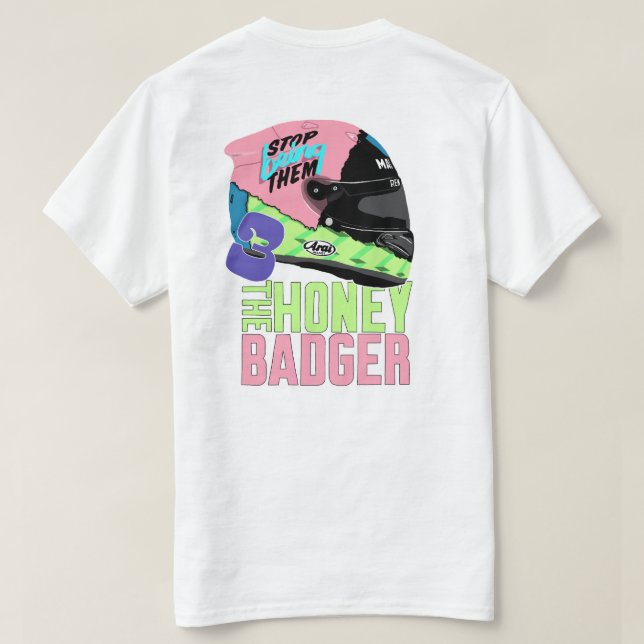 Daniel Ricciardo T-shirt | Stop Being Them Helmet  (Design Back)