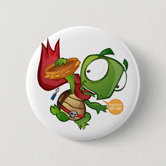 Daniel The Turtle Button (Front)