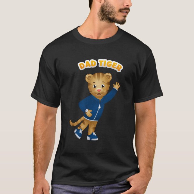 Daniel Tiger'S Neighborhood Dad Tiger T-Shirt (Front)