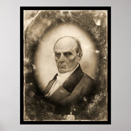 Daniel Webster Daguerreotype 1845 Poster