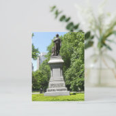 Daniel Webster Statue Central Park NY Postcard (Standing Front)