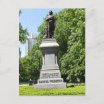 Daniel Webster Statue Central Park NY Postcard