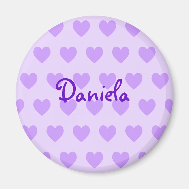 Daniela in Purple Magnet (Front)