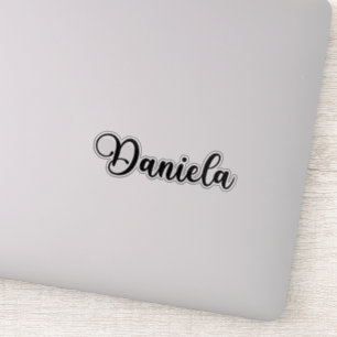 Daniela Name - Handwritten Calligraphy Sticker