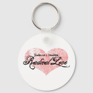 Danielle and Jennifer Radical Love Keychain