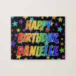 [ Thumbnail: "Danielle" First Name, Fun "Happy Birthday" Jigsaw Puzzle ]