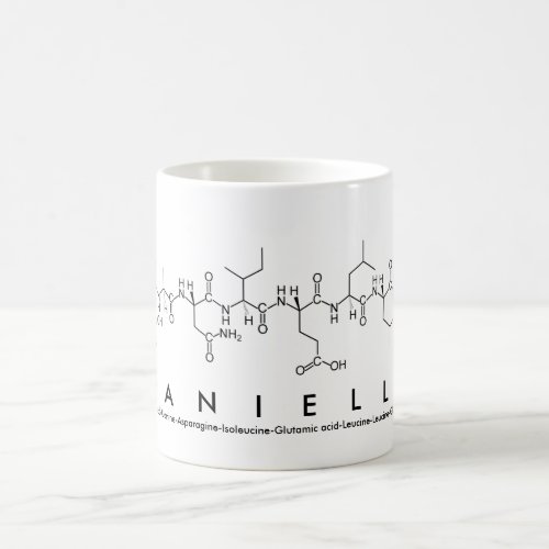 Danielle peptide name mug