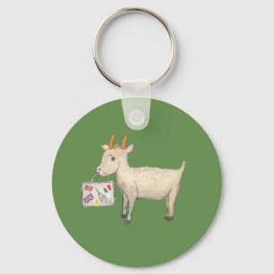 Danielle The Goat Keychain