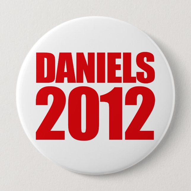 DANIELS 2012 - PINBACK BUTTON (Front)