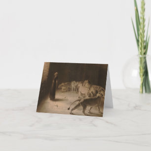 Daniel's Answer to the King by Briton Riviere Letterpress Thank You Card