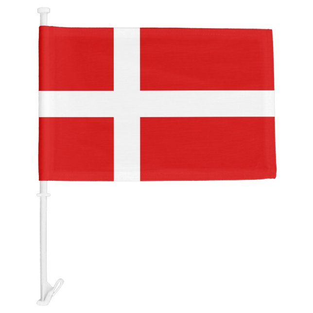 Danish car window flag (Front)