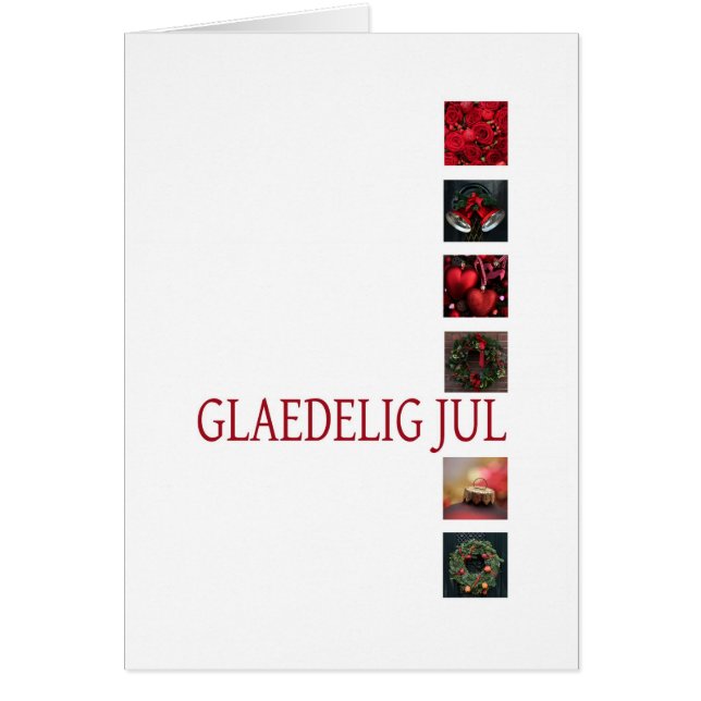 Danish Christmas Card - Glædelig Jul (Front)