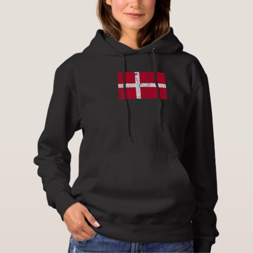 Danish Denmark Flag Pride Danish Flag   Hoodie