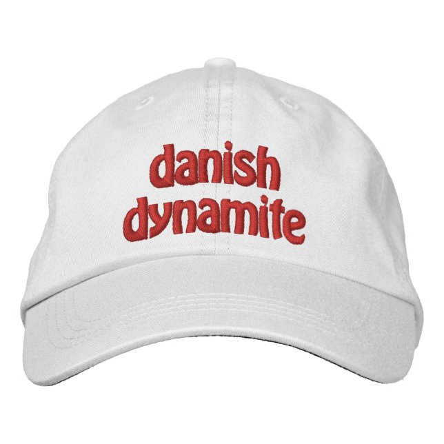 Danish Dynamite Embroidered Baseball Cap (Front)