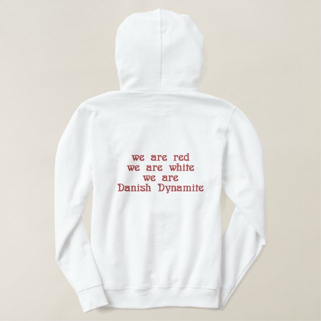 Danish Dynamite Embroidered Hoodie (Design Back)