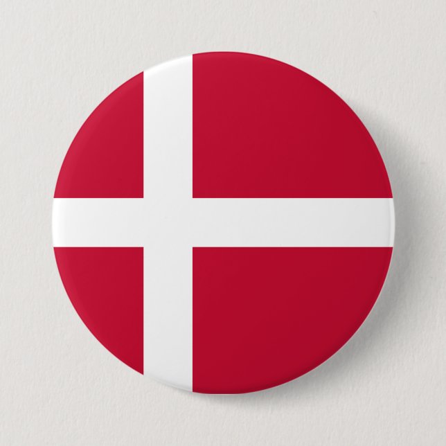 Danish Flag Button (Front)