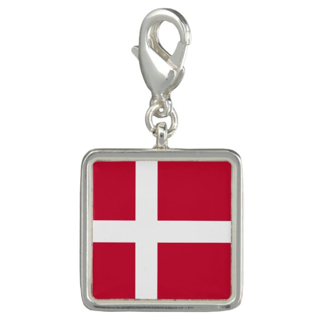 Danish flag charm (Front)