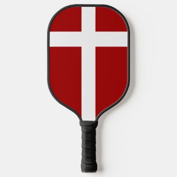 Danish Flag-coat Of Arms Pickleball Paddle by Pir1900 at Zazzle