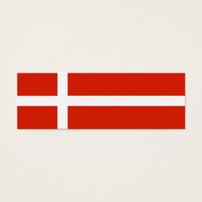 Danish Flag Gift Tag (Front)