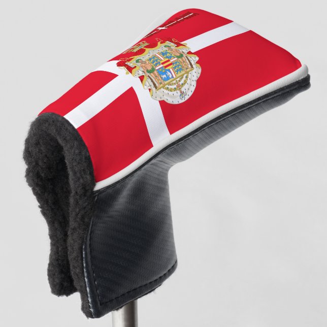 Danish flag golf head cover (3/4 Front)