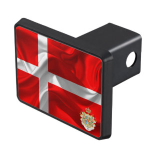 Danish flag hitch cover