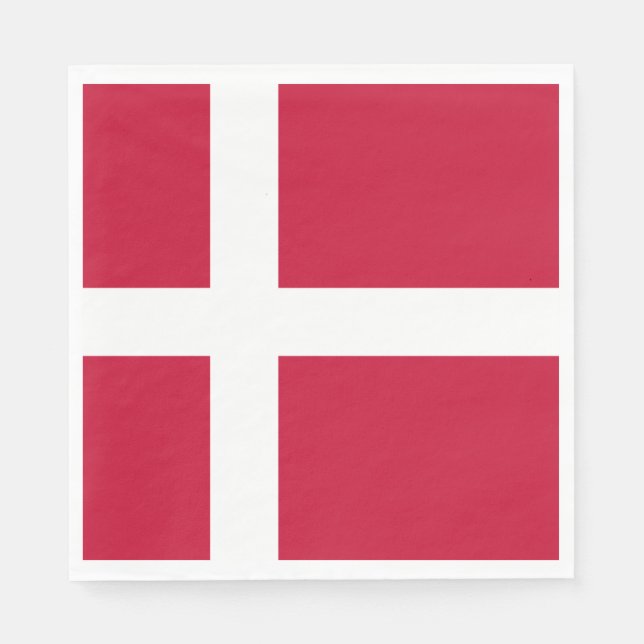 Danish Flag Napkins (Front)