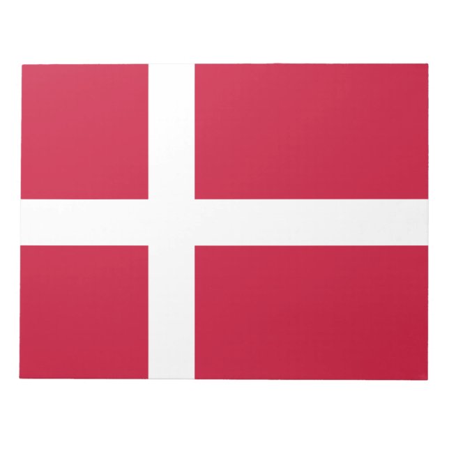 Danish Flag Notepad (Front)