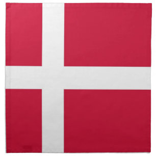 Danish Flag on MoJo Napkin