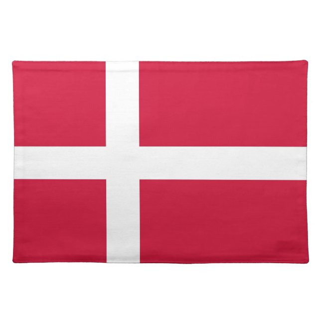 Danish Flag on MoJo Placemat (Front)