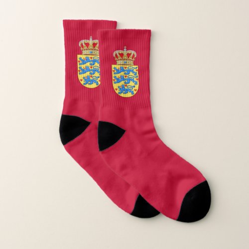 Danish Flag patriotic Socks Denmark fashion Socks