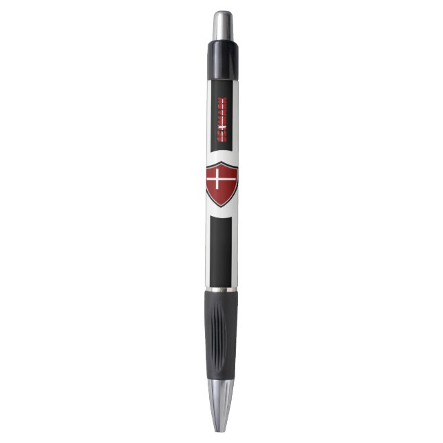 Danish flag pen (Front Vertical)