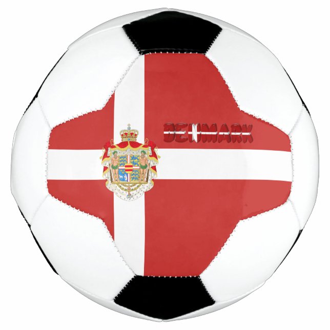 Danish flag soccer ball (Front)