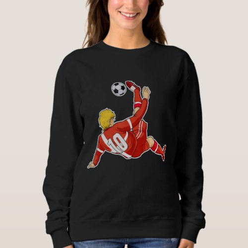 Danish Flag Soccer Team I Soccer Denmark Sweatshirt