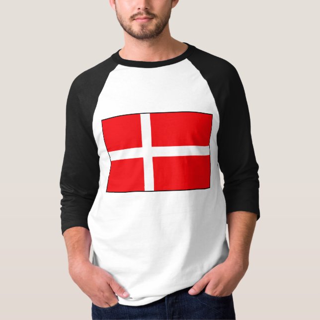 Danish Flag T-shirts and Gifts (Front)